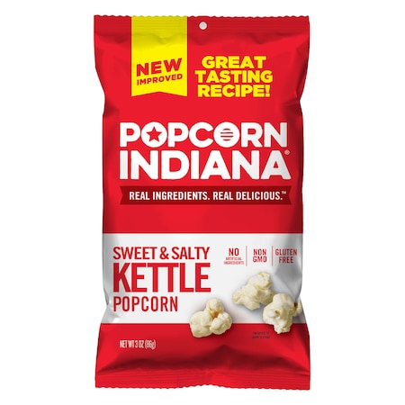 Popcorn Indiana Kettle Corn 3 oz. Bag, PK6 PK6 8435710081